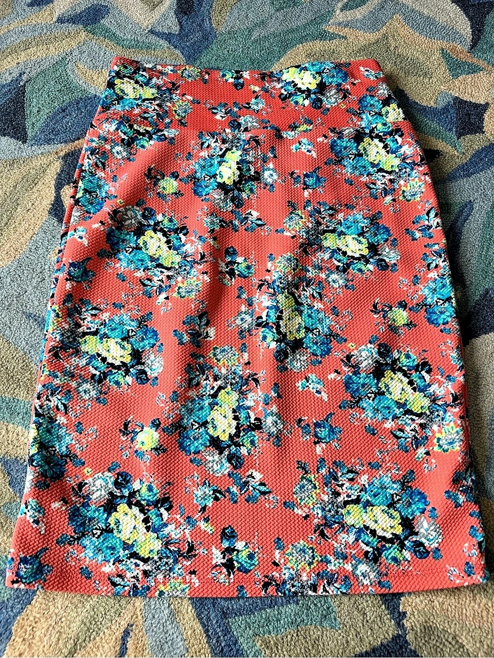 LuLaRoe Floral Mini Skirt Size Medium